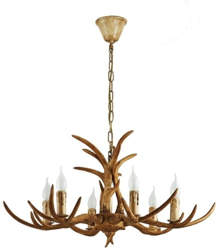 Antler Chandelier Pendant Light, 6 Lights - Appears New   - Lot 307