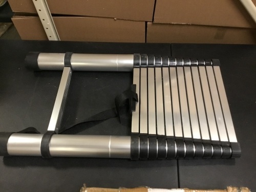 Aluminium Telescopic Ladder 12.5' - Appears New   - Lot 329