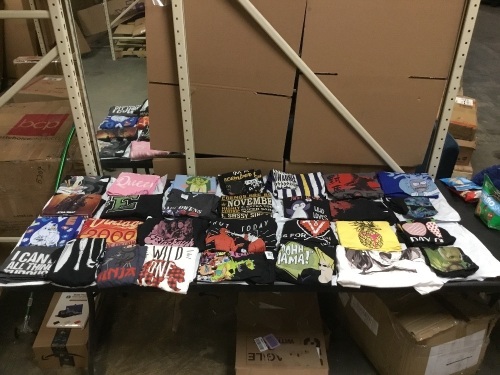 Large Lot of Graphic T-Shirts, Various Sizes - Appear New  - Lot 349