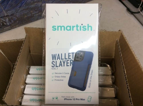 Case of (24) Smartish iPhone 12 Pro Max Wallet Slayer Vol. 1 Phone Case with Credit Card Holder - New  - Lot 357