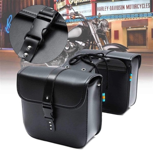Universal Motorcycle Saddle Bags. NEW - Lot 359