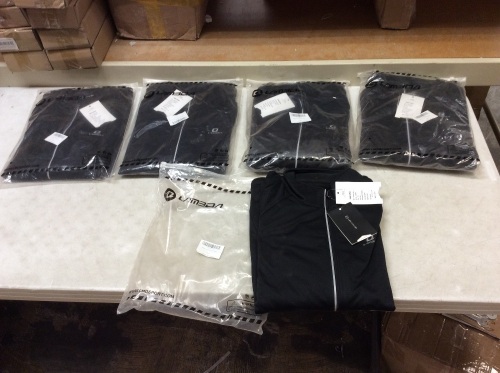 Lot of (5) Lameda Windproof Jackets, XL, Black - New - Lot 363