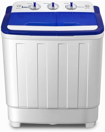 ZOKOP XPB50-RS5 16Lbs Semi-automatic Twin Tube Washing Machine - Appears New   - Lot 369