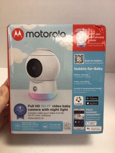 Motorola Peekaboo HD WiFi Video Baby Camera, Appears New, Untested - Lot 413