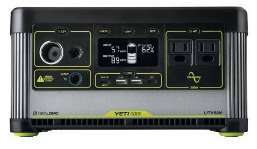 Goal Zero Yeti 500X Li Portable Power Station, E-Commerce Return, Doesn't hold a charge - Lot 418