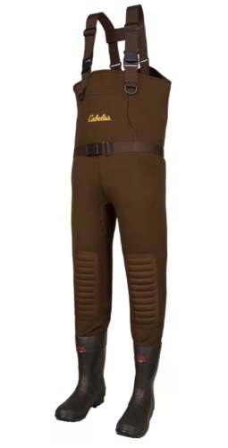 Cabela's Classic Series II Neoprene Boot-Foot Waders for Men, Ladies, or Kids - Brown - 9M, E-Commerce Return, Untested - Lot 423