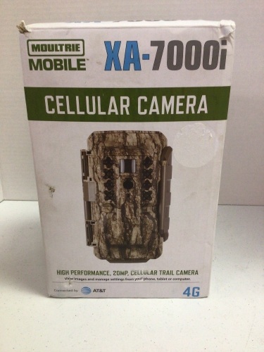 Moultrie XA-7000i Cellular Trail Camera - AT&T, E-Commerce Return, Untested - Lot 426