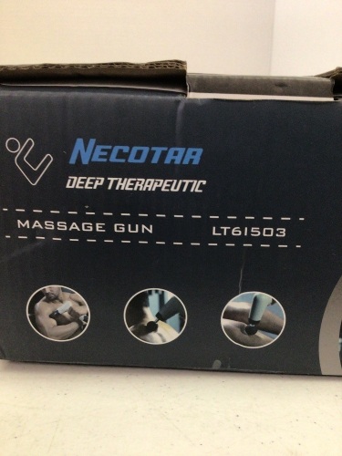 Necotar Deep Therapeutic Massage Gun, E-Commerce Return, Untested - Lot 439