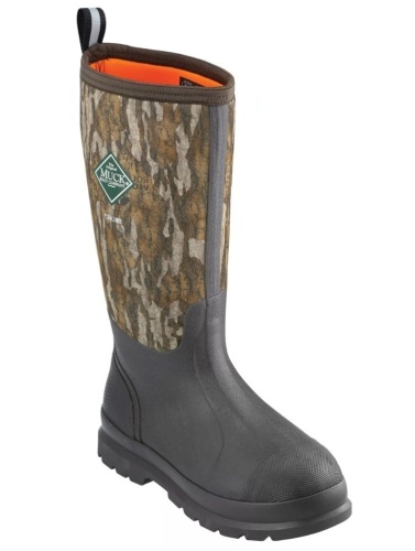 The Original Muck Boot Company Camo Chore Classic Rubber Boots for Men - Mossy Oak Bottomland - 11M, Appears New - Lot 448
