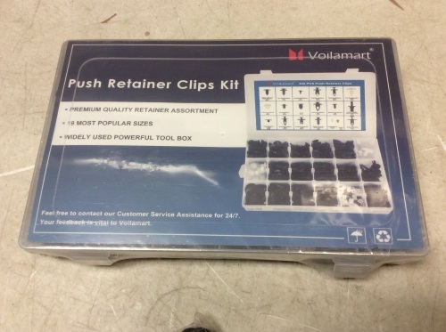 Voilamart 435 PCS Car Retainer Clips and Plastic Fasteners Kit - Appears New  - Lot 515