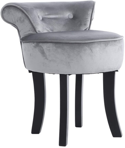 Modern Chenille Cushioned Round Lounge Chair with Low Back - E-Comm Return, Appears New - Lot 642