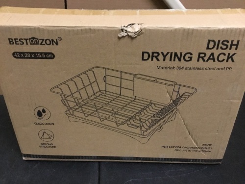 Stainless Steel Dish Drying Rack - Appears New  - Lot 644