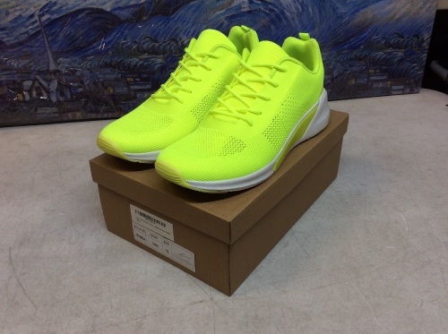 LUCKY-STEP Womens Lightweight Mesh Running Shoes, Lime Green, Size 10 - New   - Lot 762