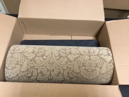 MAYSHINE 2 Piece Beige Heavy Duty, Waterproof Non-Slip Doormat and Runner - E-Comm Return, Appear New   - Lot 766