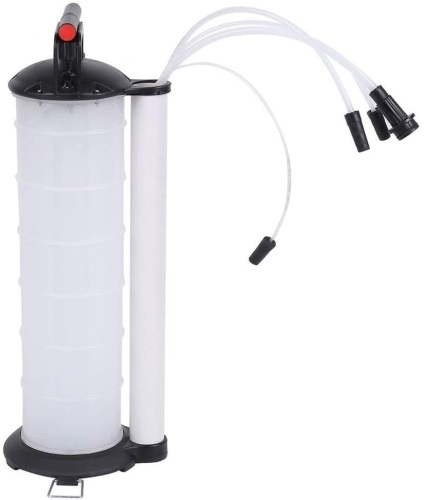 7L Manual Fluid Extractor with 4 Hose for Automotive Vacuum Oil Extractor 4/6/8/10mm Hose Diameter - E-Comm Return, Appears New  - Lot 775