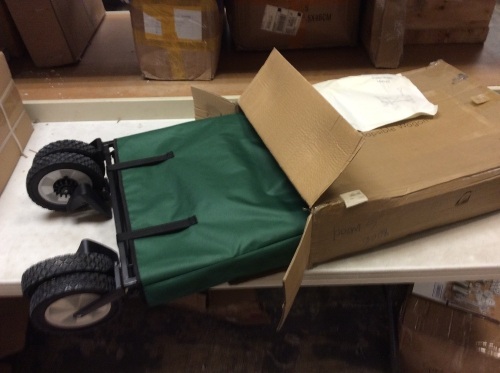 Collapsible Green Garden Wagon - Appears New  - Lot 805
