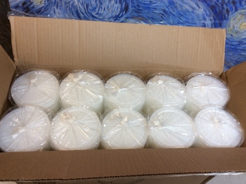 20 oz Translucent Vented Lids, 1000 ct - New  - Lot 809