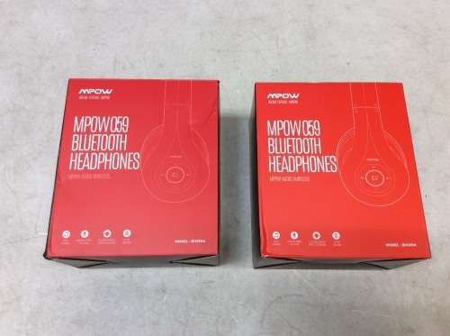 Lot of (2) MPOW 059 Bluetooth Headphones - New  - Lot 815