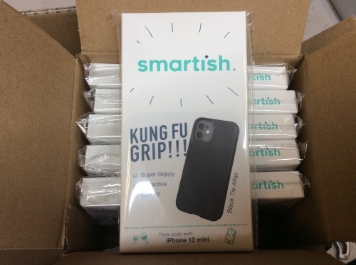 Case of (24) Smartish iPhone 12 Mini Kung Fu Grip Phone Cases - New  - Lot 842