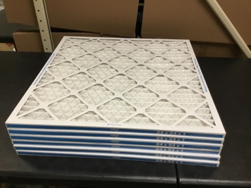 Lot of (6) Aerostar 24 x 24 x 1 Air Filters - Appear New  - Lot 844