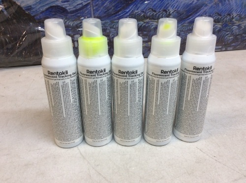 Lot of (5) Rentokil Flourescent Tracking Gel for Rats & Mice - E-Comm Return, Appear New - Lot 1020