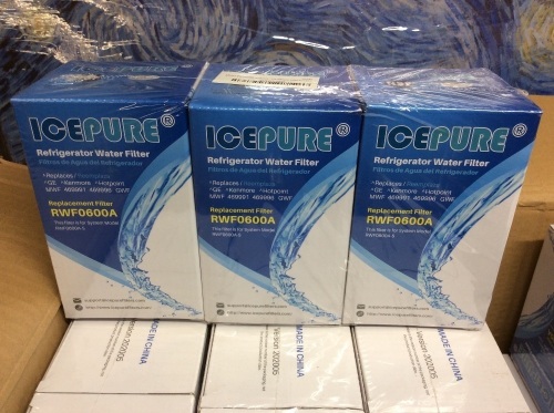 Case of (12) IcePure Refrigerator Water Filter Replacement Filter RWF0600A, 3 Pack - New - Lot 1029