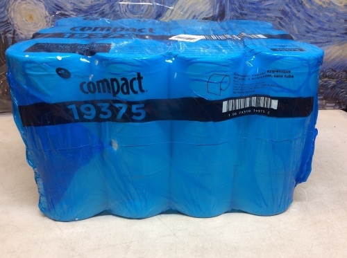 Compact Coreless 2-Ply Recycled Toilet Paper, 36 Rolls - New  - Lot 1030