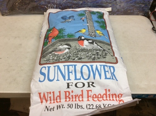 Medium Sunflower Kernels for Wild Bird Feeding, 50 lb Bag - Appears New - Lot 1035