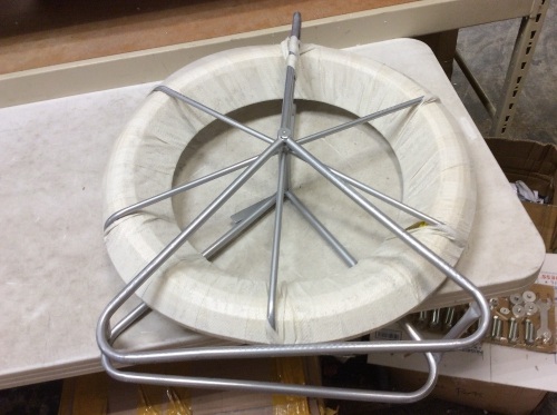Vevor Fish Tape Fiberglass 8MM Wire Cable with Cage and Wheel Stand - New with Damage - Lot 1071