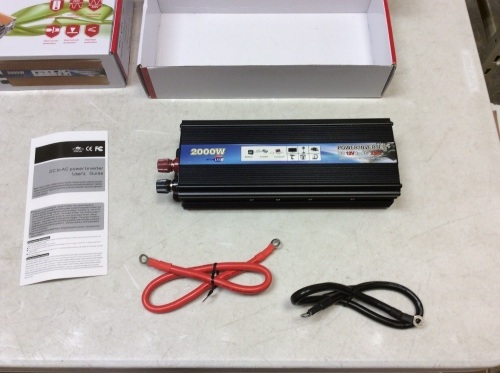 Lot of (4) DC to AC Power Inverters - Appear New  - Lot 1084