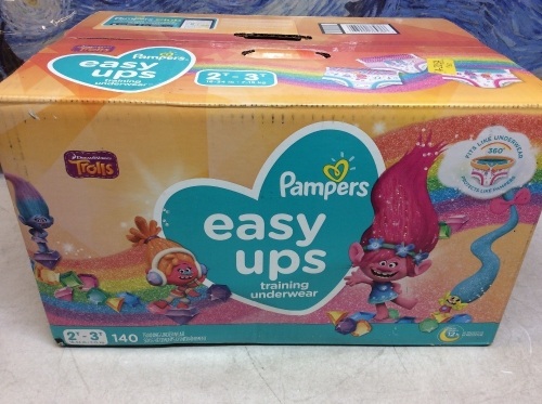 Pampers Easy Ups Training Underwear, 2T-3T, 140 ct - New  - Lot 1088