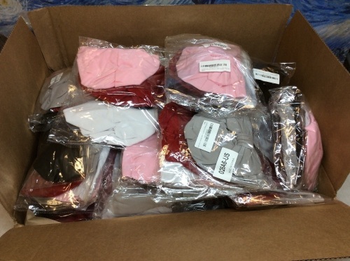 Case of (25) LERTREE 5 Pack Infant Head Cap with Bow - New - Lot 1089