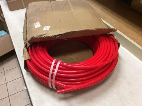 1/2x300ft Pex Tubing Oxygen Barrier O2 Evoh Red Radiant For In Floor Heat - Appears New  - Lot 1101