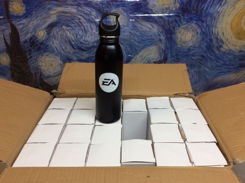 Case of (23) h2go solus EA Stainless Steel Water Bottles - New - Lot 1127