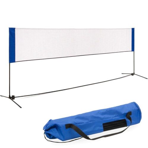Portable Freestanding Volleyball, Tennis, Badminton Net - 12.5ft, Used