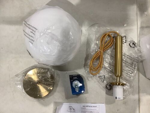 Modo Hanging Light w/ Glass Globe.