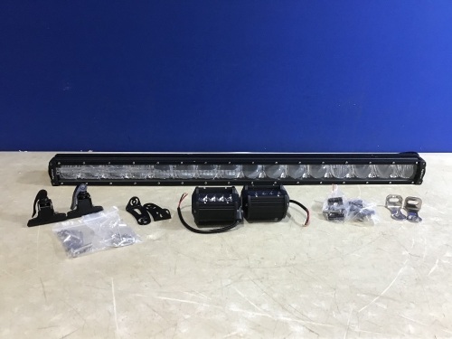 Rigidhorse 36" LED Light Bar & Two 4" Spot Lights  - Lot 1179