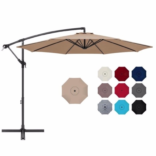 Offset Hanging Patio Umbrella - 10ft  - Lot 650