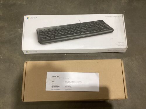 Wired 600 Keyboard and 3000W LED UV Grow Light. 