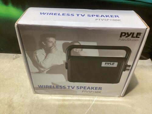 Wireless Portable Speaker Soundbox - 2.4ghz Full Range Stereo Sound Digital TV MP3 iPod Analog Cable & Digital Optical w/Headset