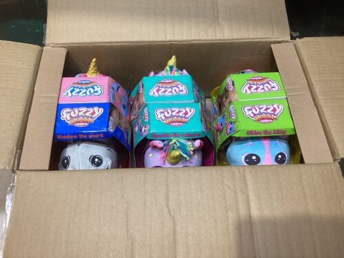 Case of (6) Assorted Fuzzy Wubble Jigglers.