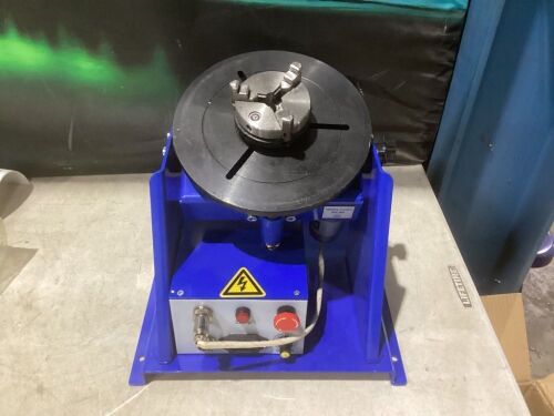 BWJ-10 welding positioner stainless steel automatic precision argon arc welding with 65 chuck turntable 220V 15W, Used - Lot 431