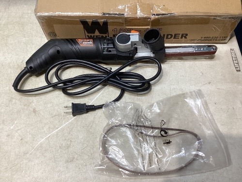 WEN 6307 Variable Speed Detailing File Sander with 1/2-by-18" Belt   - Lot 974