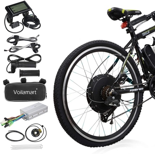 Voilamart Electric Bicycle Kit 26" Rear Wheel 48V 1000W