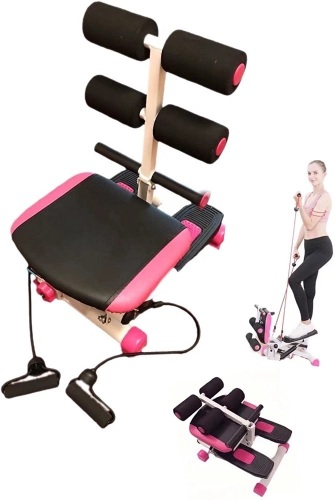 ComMax Abs Stepper Exercise Equipment with Resistance Band 