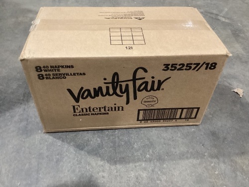 Case of Vanity Fair Classic Napkins