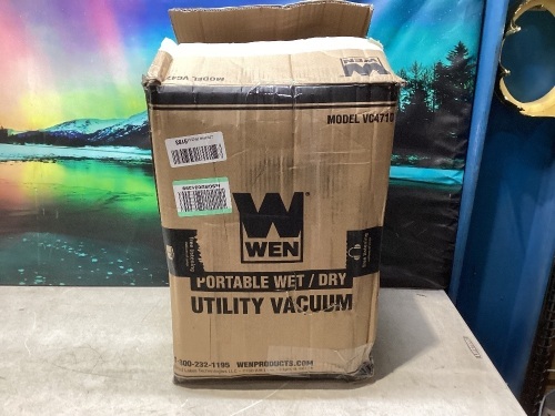 WEN VC4710 10-Amp 5-Gallon Portable HEPA Wet/Dry Shop Vacuum and Blower  - Lot 1042