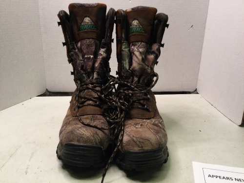 Rocky Men's 9" Hunting Boots, 8.5, Appears New - Lot 130