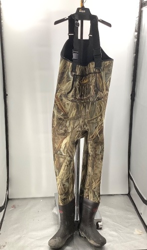 Men's Neoprene Waders, 10, Dirty, Untested, Ecommerce Return - Lot 500