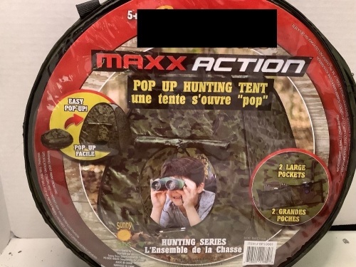 Maxx Actions Pop Up Hunting Tent, Appears New - Lot 720